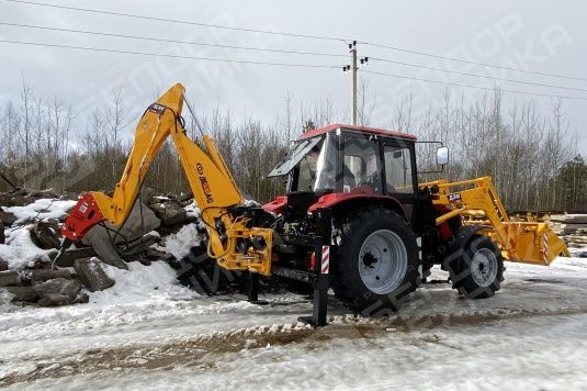 Экскаватор-погрузчик ДЭМ-1143