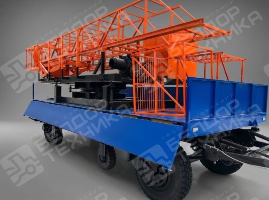 Платформа мостовая на базе тракторного прицепа