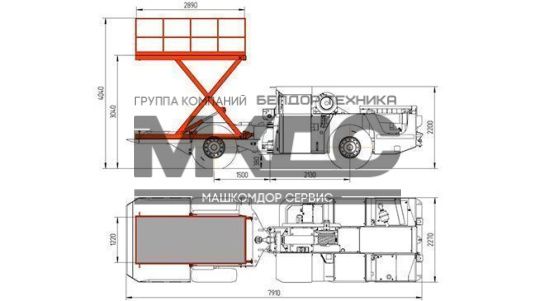 Модуль подъёмная рабочая платформа