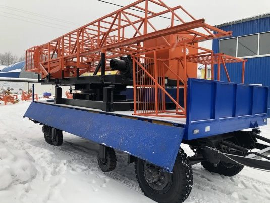Платформа мостовая на базе автомобильного прицепа