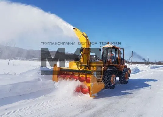 Снегоочиститель шнекороторный DEM-133 купить в БелДорТехника